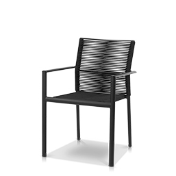 Dining Arm Chair Black